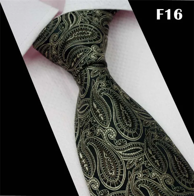 SCST бренд Gravata Пейсли Цветочный Принт фиолетовый шелк шеи галстуки для мужчин галстук мужские s свадебные галстуки тонкий галстук CR033 - Цвет: F16
