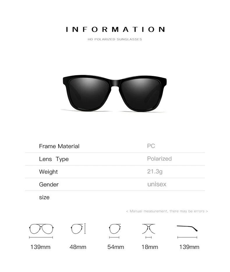 Новый Дизайн черный Для мужчин поляризованных солнцезащитных очков Для женщин классический ретро вождения солнцезащитные очки Женский