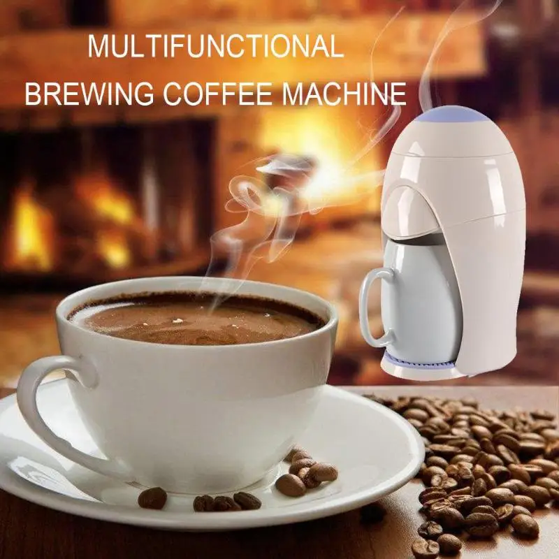 Multi-use Single Cup Drip Coffee Makers Electric Automatic Coffee Machine 300W Automatic Espresso Coffee Machine Multi-use Single Cup Drip Coffee Makers Electric Automatic Coffee Machine 300W Automatic Espresso Coffee Machine