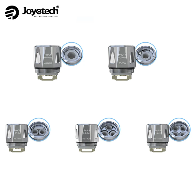 

20/10/5PCS Joyetech ProC1 ProC1-S ProC2 ProC3 ProC4 Coil Head Replacement Evaporator for Joyetech ProCore Atomizer Tank Vape