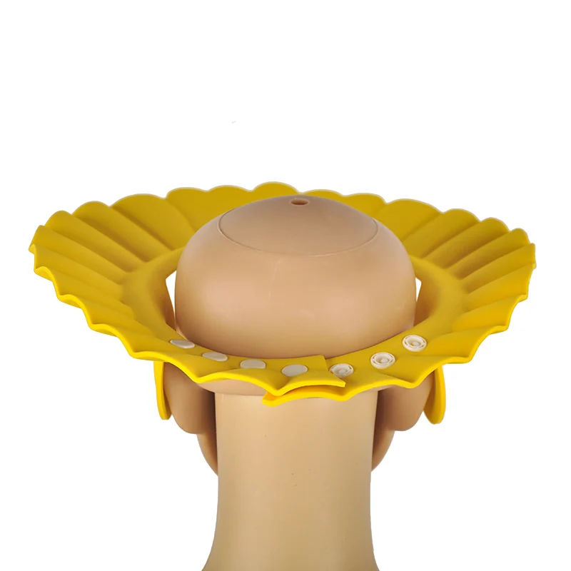 1 шт. Регулируемый Детский шампунь для душа для купания для ванной защиты ушей для мытья волос Кепка шляпа синий розовый желтый удобный