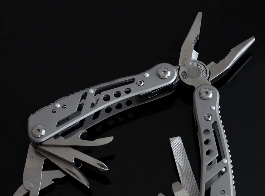 bolso alicate scredriver bits combinação sobrevivência ao