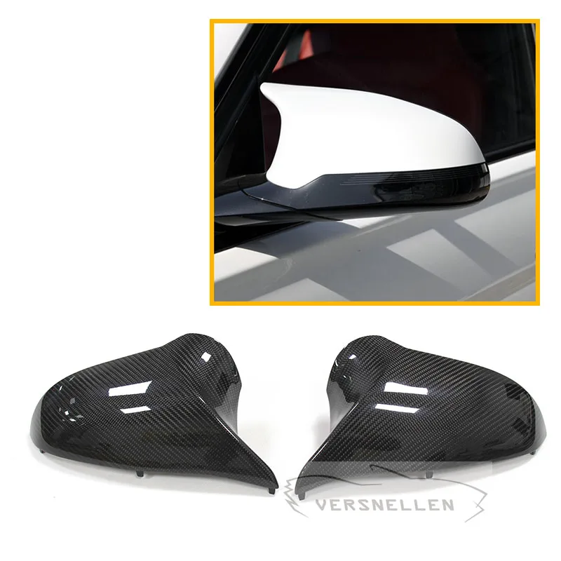 

Real M3 M4 replacement part side rear mirror cover for BMW M3 M4 f80 f82 f83 2014 2015 2016 - UP Car Mirror Caps Carbon Fiber