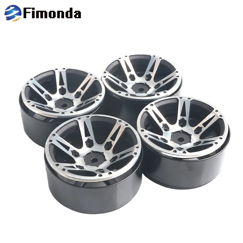 

4Pcs 1.9 Inch RC Metal Alloy Wheel Rim Hub for 1/10 RC Crawler Car Axial SCX10 Traxxas TRX4 TAMIYA TF2 CC01 D90 D110