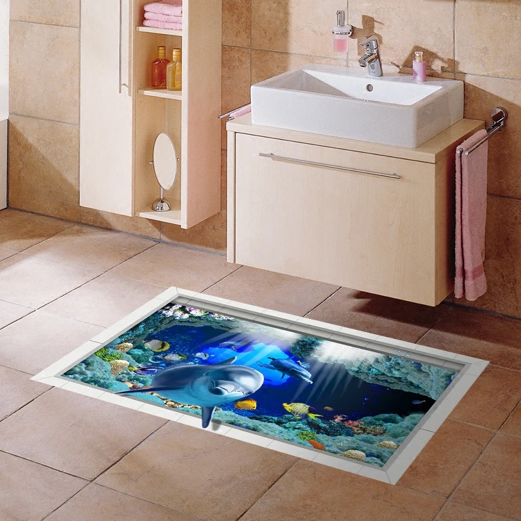 Dauphin la créativité promotion achetez des dauphin ... Carrelage de bains Créatif salle