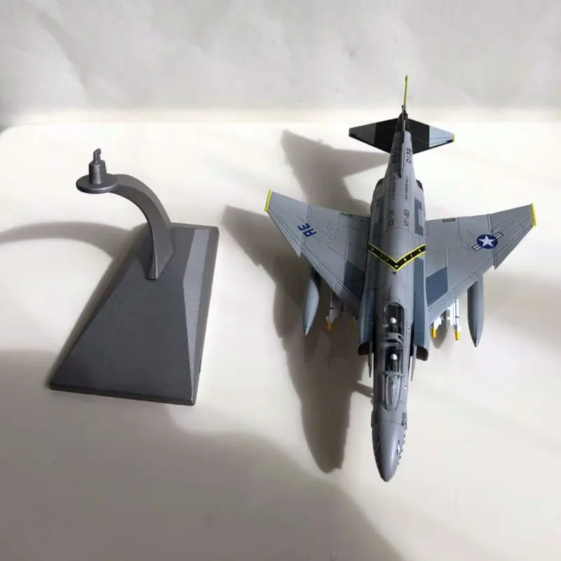 WLTK военная модель 1/100 масштаб F-4 Phantom II VF-84 Jolly Rogers Fighter литой металлический самолет модель игрушки для сбора/подарка