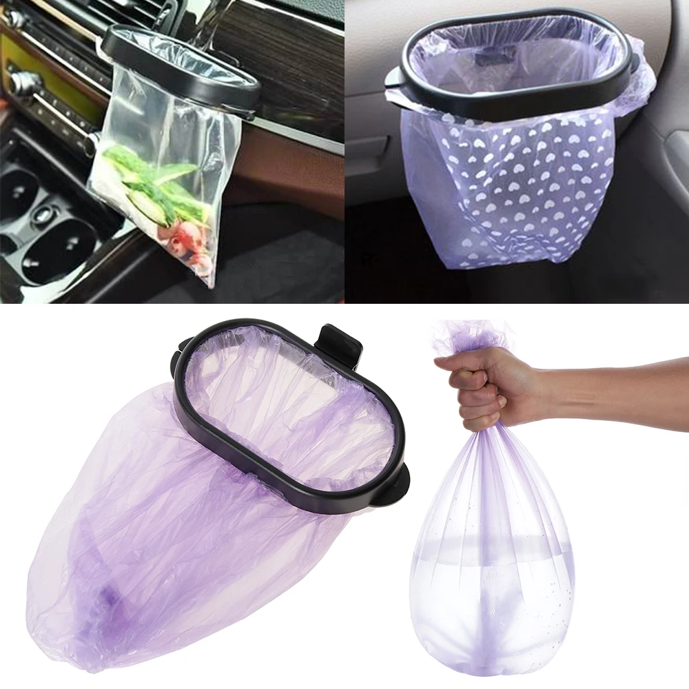 Foldable Car Trash Bin Frame Auto Garbage Bin Auto Rubbish Storage Waste Organizer Holder Bag Bucket
