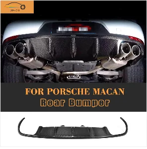 Углеродное волокно Авто масло Топливный бак Крышка отделка для Porsche Macan