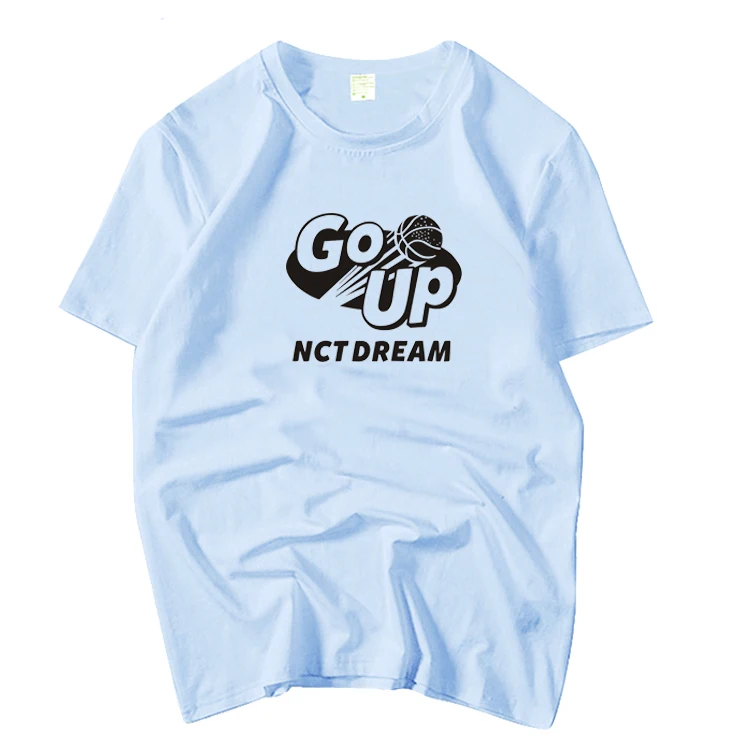 Nct dream/новая футболка с короткими рукавами и принтом «we go up», с круглым вырезом, kpop, летняя свободная модная футболка унисекс, k-pop