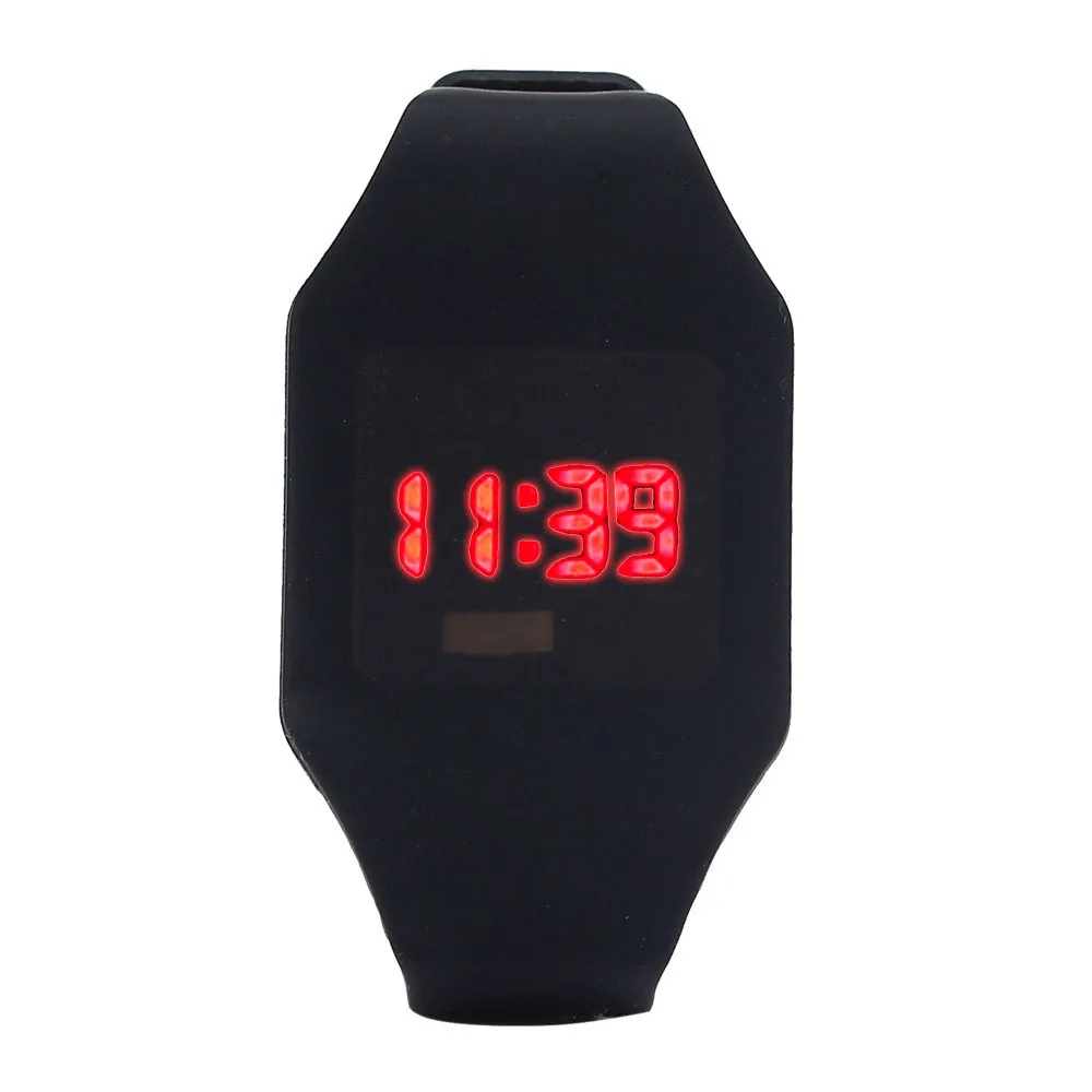 Повседневные детские часы детские силиконовые светодиодные часы детский спортивный браслет цифровые наручные часы для девочек и мальчиков часы Relogio - Цвет: A