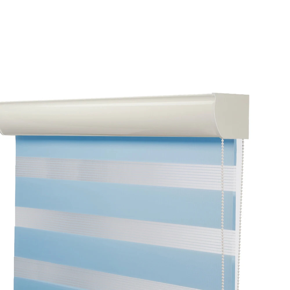 Ajustable luz del sol casa azul cielo cenefa Dual persianas Zebra persianas personalizado persianas Ajustable luz del sol casa azul cielo cenefa Dual persianas Zebra persianas personalizado persianas