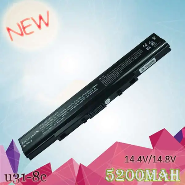 

ApexWay 8 cells Laptop Battery for Asus A32-U31 A42-U31 90-N1L1B2000Y U31 U31E U31F U31J U31JC U31JF U31JG U31S U31SD