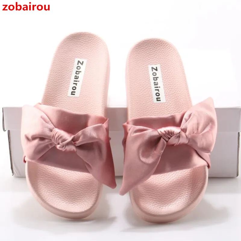 bow slides flats heels