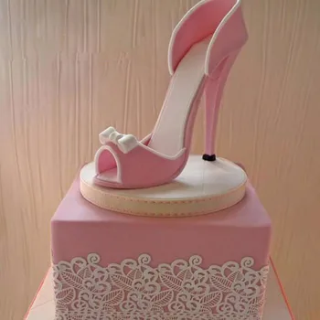 

9pcs/Set High-Heeled Shoes Fondant Cake Mould Sugarcraft Baking Cutter Mold Fondant Cake Decorating Tools