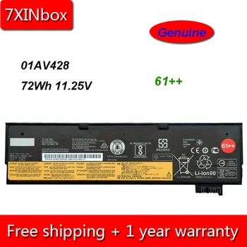 

7XINbox 72Wh 11.25V Genu 01AV428 01AV427 01AV492 01AV423 Laptop Battery For Lenovo Thinkpad T470 T480 T570 T580 SB10K97580 61++