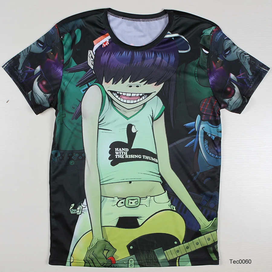 Popular Rock Band Gorillaz T Shirts Men Short Sleeve Fashion Cartoon Fairy Tail Anime T Shirts Top Quality S 4xl Tees T Shirt 9 Shirt Productiont Shirts Quality Aliexpress