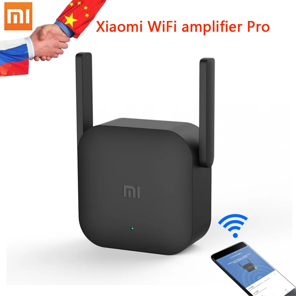 

Original Xiaomi Pro 300M WiFi Amplifier Router Network Expander Repeater Power Extender Roteador 2 Antenna Mi Wireless Router