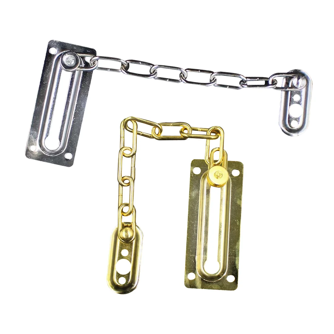 Buy Hot 1pc Chrome Chain Door Safety Guard Latch