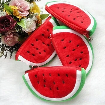 

1pc 14.5*8.5cm Big Volume Watermelon Fruit School Kids Pen Pencil Bag Case Gift Pendant School Supplies