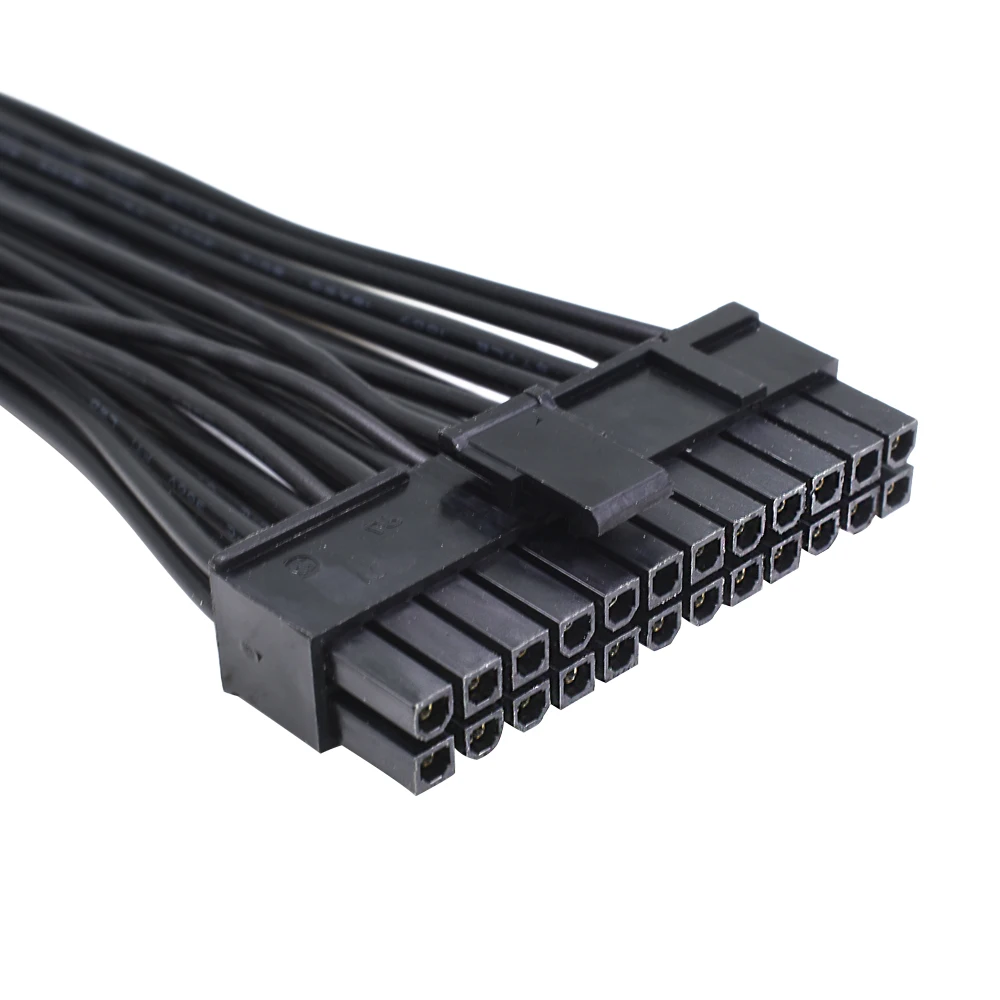 TISHRIC Molex Dual PSU ATX 24Pin Power Supply Adapter Cable Sync Synchronous ADD2PSU Starter Extender For Bitcoin Mining Miner