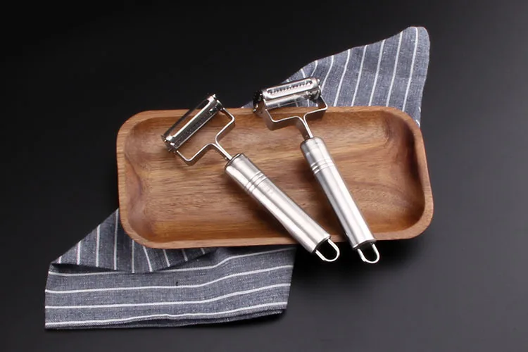 

1PC Kitchen Convenient Potato Peeler Stainless Steel Popular Slicer Julienne Cutter Parer Vegetable PM 003