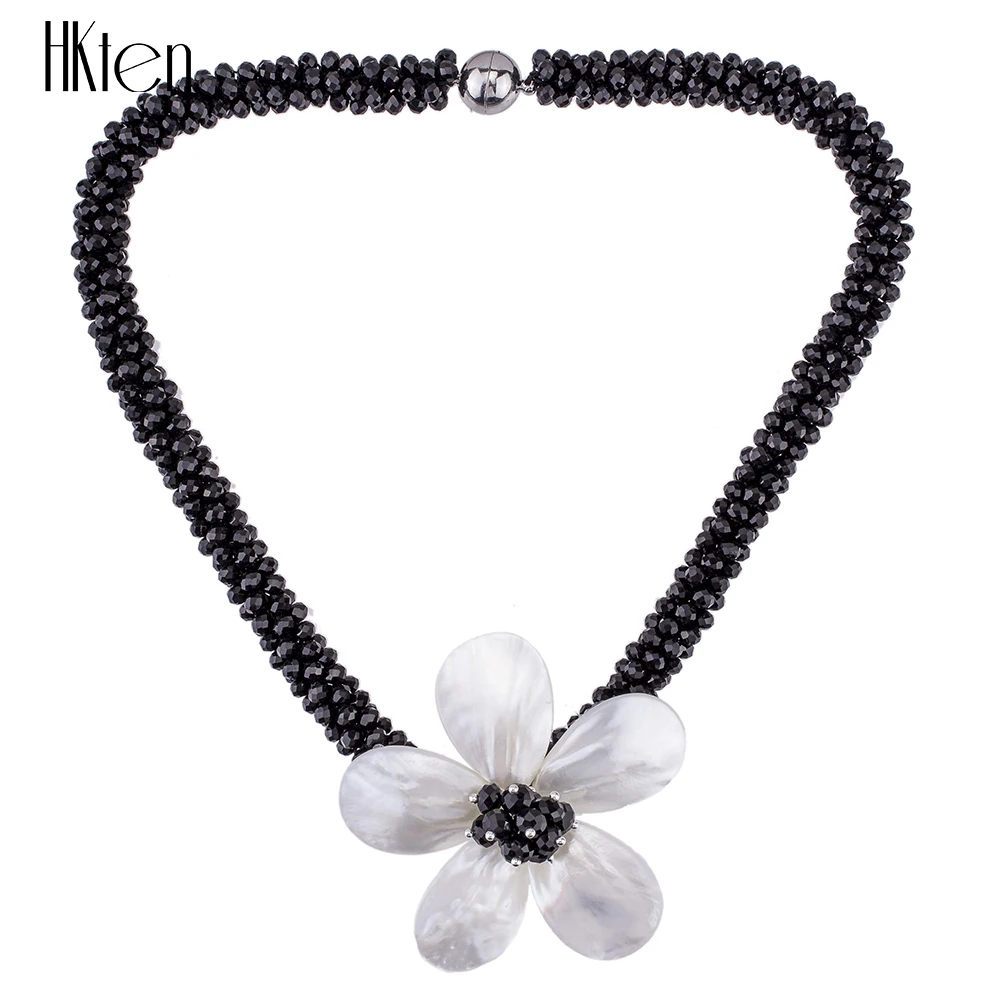 Skup FNC1501306 najwyższej jakości naszyjnik moda kobieta naszyjnik zestawy unikalny koraliki powłoki unikalny kwiat projekt biżuteria ślubna