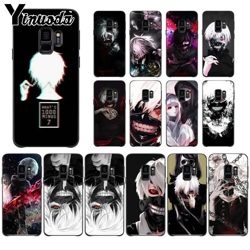 Yinuoda Tokyo Ghoul аниме Kaneki Кен ТПУ мягкий силиконовый черный чехол для телефона Samsung