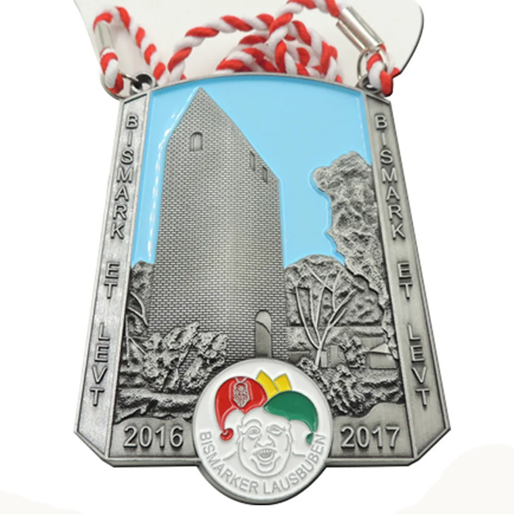 

Custom Medal New Design Rectangular Die Casting 3D Metal Medal