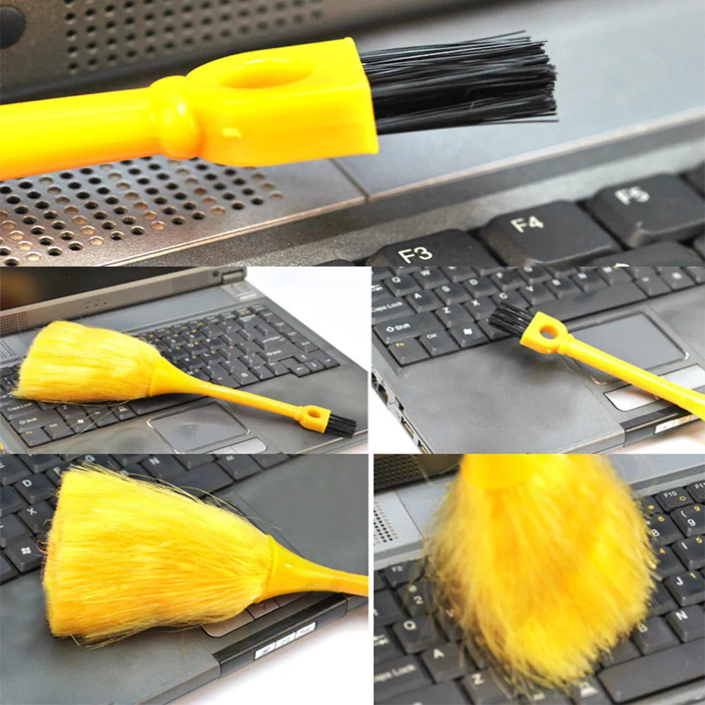 Multi-función Mini teclado vehículo Anti-estático polvo cepillo escritorio barredora limpieza hogar polvo cepillo Dropshipping puede