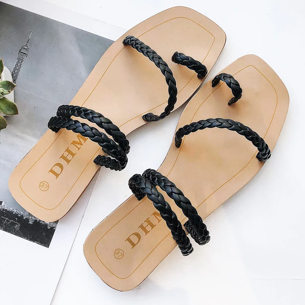 

Slippers Women Shoes Roman Ladies Slipers 2019 Flip-flops Leisure Summer Slippers Fashion Women's Shoes Casual chaussures femme