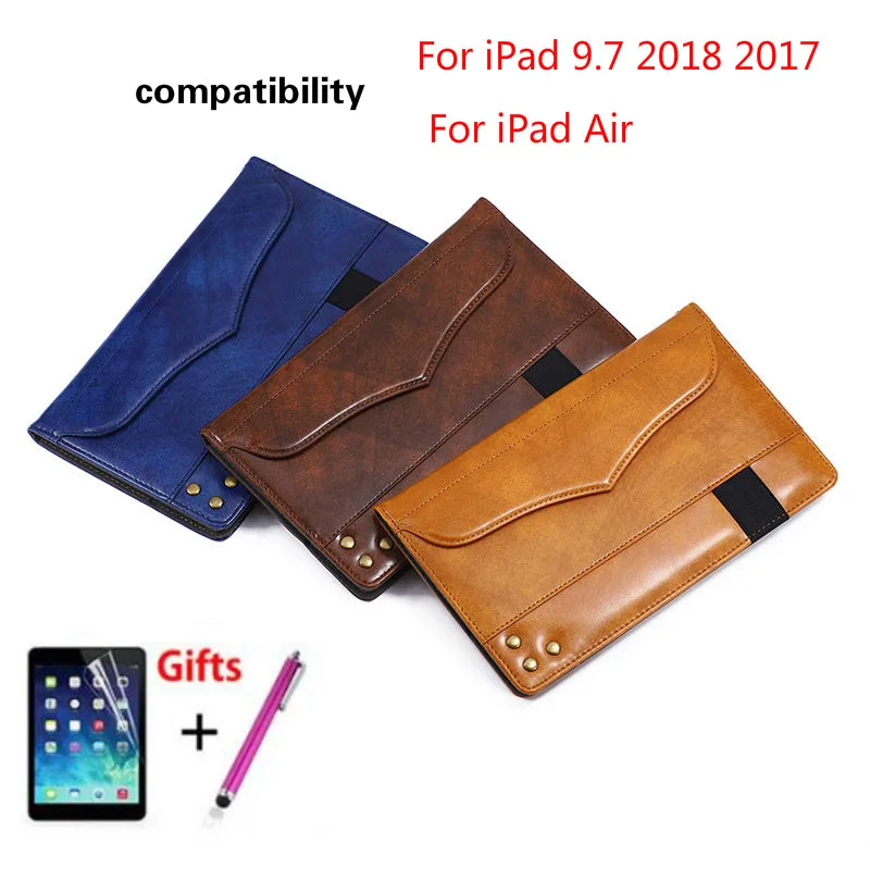 Чехол для iPad 9 7 6-го поколения 2018 2017 A1893 A1954 чехол-подставка из искусственной кожи Air
