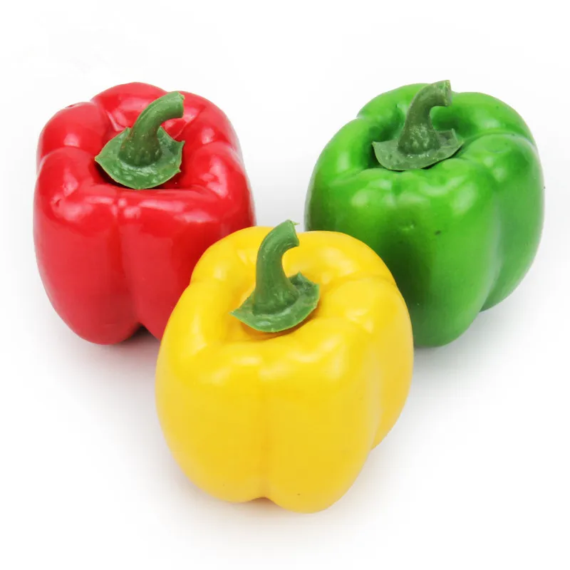 Artificial bell pepper Painting Model Home Decoration Photography Show