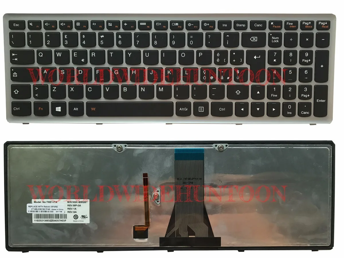 High quality laptop keyboard for Lenovo Ideapad Z510 G500S G510S Flex