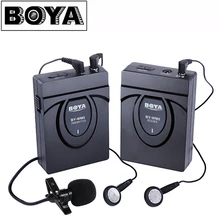 BOYA BY-WM5 Pro беспроводной петличный микрофон Lavalier система для DSLR камеры видеокамеры Аудио рекордер
