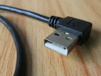 

3 Article generic USB 2.0 A male 90 right Angle To straight Mini b Male Extension Adapter cord Connector Charging Cable 0.5meter
