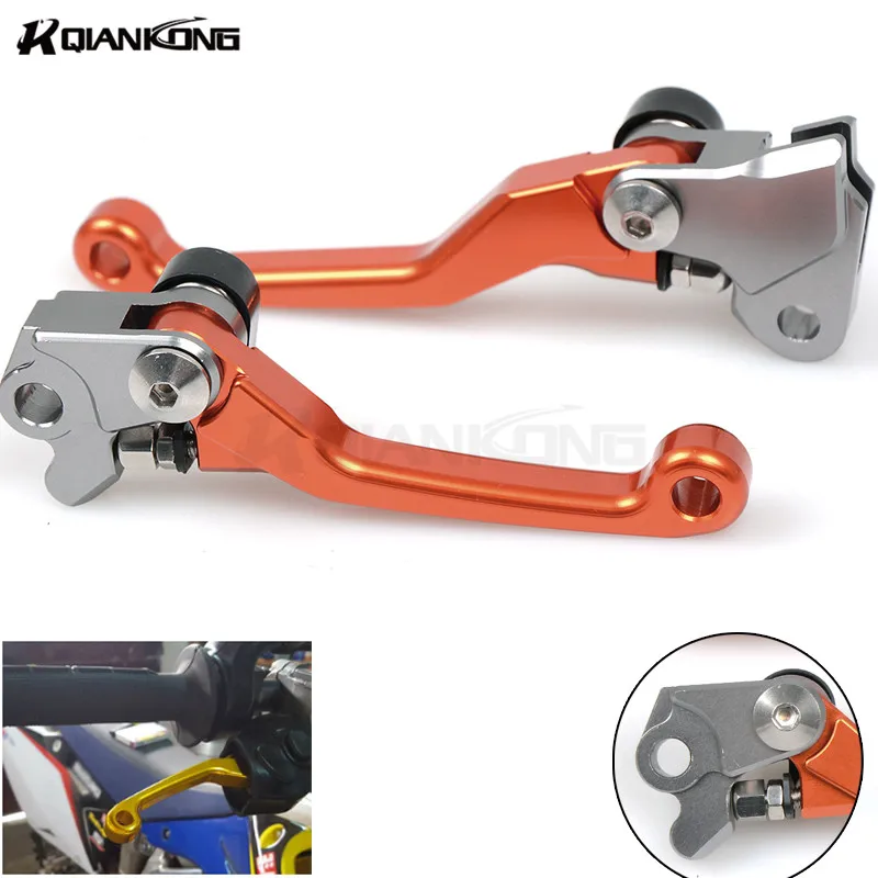 

Dirt bike Mototcycle CNC Pivot Brake Clutch Levers For KTM EXC 250 2005-2013 300EXC 2006-2013 350SX-F/XC-F/XCF-W 2011-2013