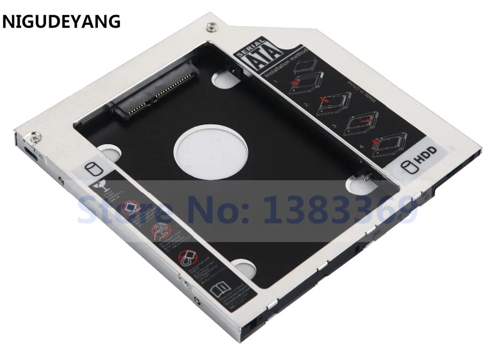 NIGUDEYANG 2nd HDD SSD жесткий диск Caddy адаптер для Dell Inspiron 15 3521 3537 5566 3567 | Компьютеры и офис