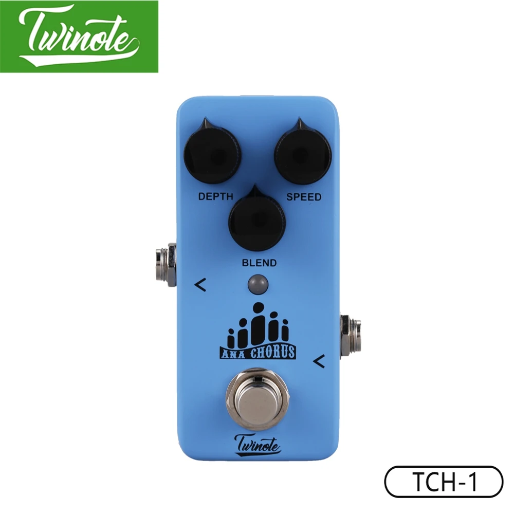 

Twinote TCH-1 Guitar Effect Pedal With 96KHz/24 Bits A/D Converter and Over 100db Dynamic Range For Guitar Accessories