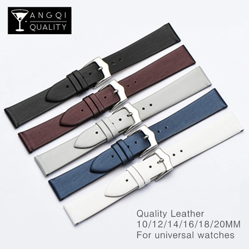 Buy Brushed Genuine Leather Watch Bands 10mm 12mm 14mm