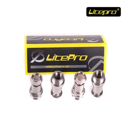 Litepro тормоза V Titanium Болты велосипед Titanium винт BMX тормоза V Ti Болт M10 * 1.25