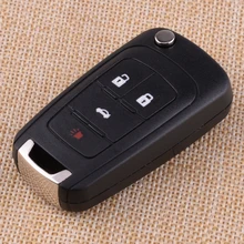 CITALL 4 кнопки Uncut складной брелок дистанционного ключа чехол 13500222 для Chevrolet Cruze Malibu Camaro Equinox Sonic 2013