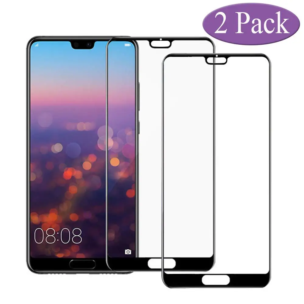 2 Pack 9D Full Cover Tempered glass For Huawei Mate 20 Pro P20 P30 Lite P smart 2019 Protector Glass huawei 10 | Мобильные телефоны