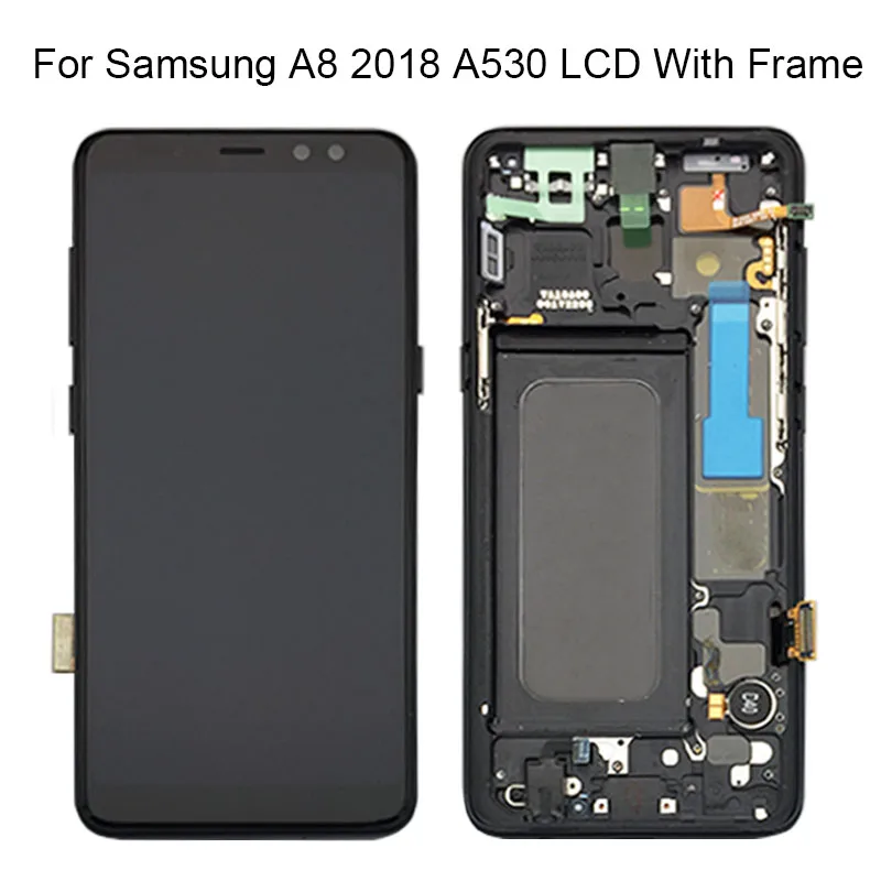 Для Samsung Galaxy A8 2018 A530 ЖК дисплей A530F A530DS A530N с рамкой сенсорный экран дигитайзер в