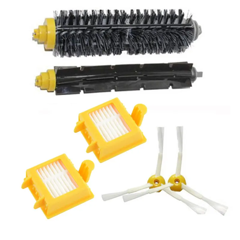 

2 Hepa Filter + 1 set hair Brush kit + 1 side brush for iRobot Roomba 700 Series 770 780 790 Vacuum Cleaner Accessories Parts