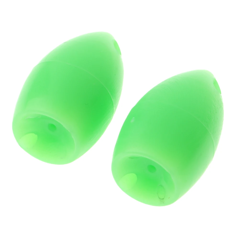 

2 Pieces Floating Sbirolino Spirolino Bombarda 4.3g Trout Pose Floats Green with Swivels fishing Float fishing Tool accessories