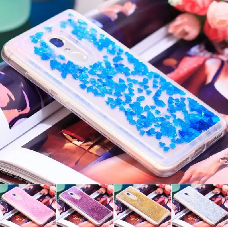 

Silicone Case For Xiaomi 5X A1 Redmi Note 5 5A 4X 4 4A Note5 Pro Cover Lady Girl Cute Liquid Shining Soft Back Phone Cases P03Z