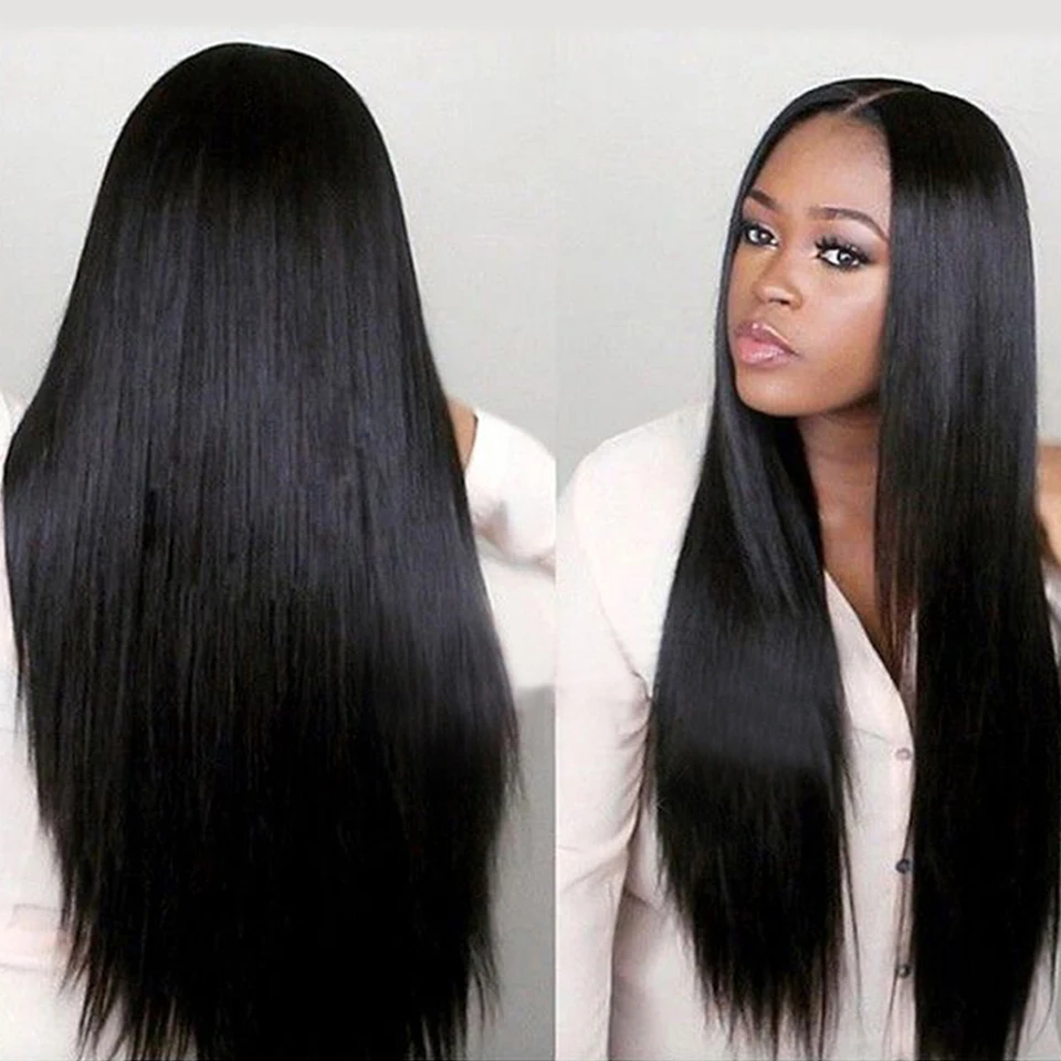 

Malaysian Straight Lace Wig Non Remy 2x6 Lace Front Wigs For Black Women 100% Human Hair Lace Front Wig With Baby Hair X-Element