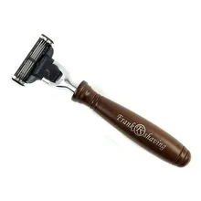 Франк бритье-3 слоя лезвия бритва, палисандр ручка+# MA-01RWM