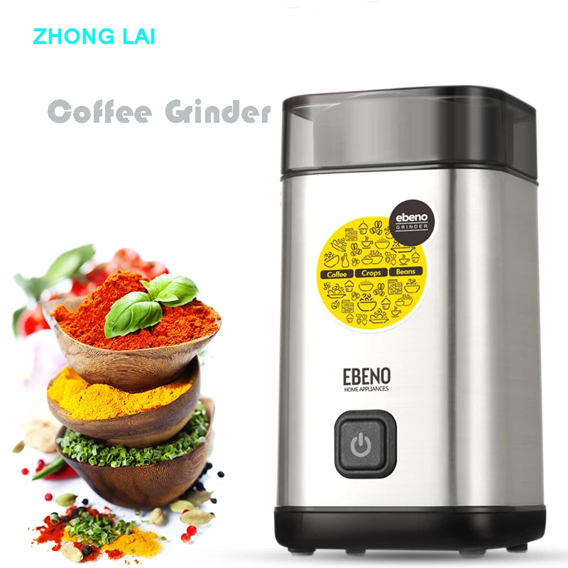 Electric Blade Coffee Grinders Stainless Steel Beans Grinders Small