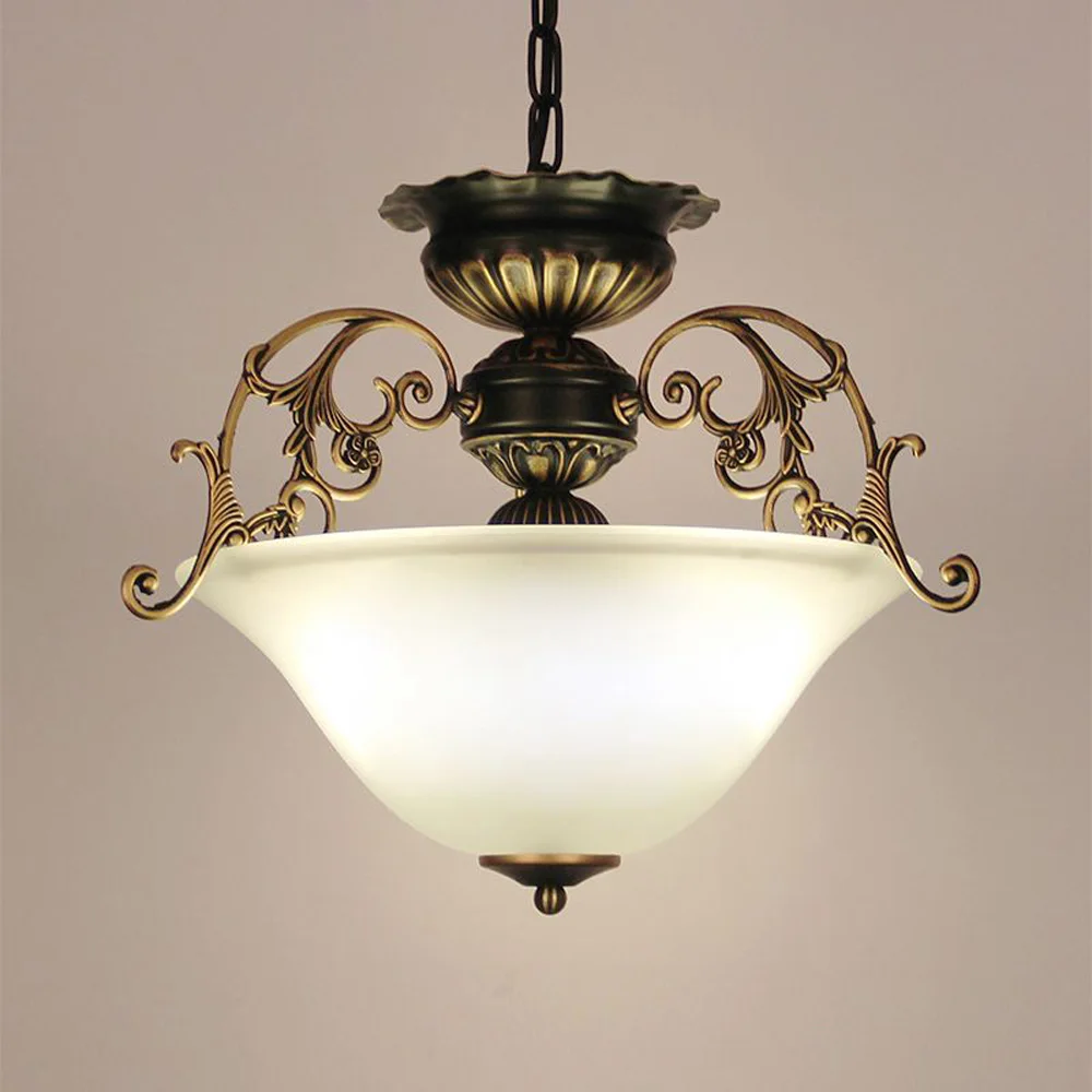 European Kitchen Glass Chain Chandelier Lighting Fixtures Dining Room